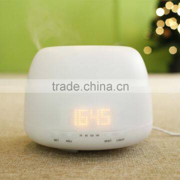 300ml aroma essential oil diffuser/ultrasonic mist maker/ultrasonic humidifier with digital clock