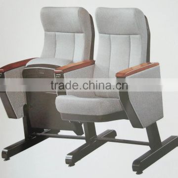 Plastic theater chair writing pad /Comfortable Cinema Chair, Auditorium Chair YA-313