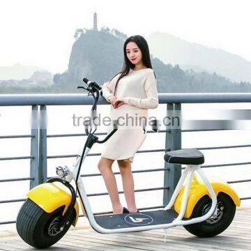 18inch electric motorcycle 2 big wheel e city motor scooter for sale