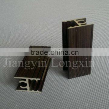 wooden print aluminum sliding door profile