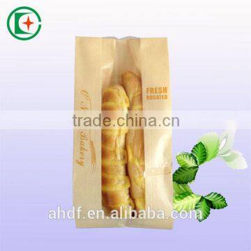 Wholesale Kraft Brown Croissant Bread Paper Bag With Window photo-5