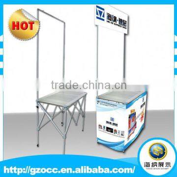 High quality folded supermarket promotional dining table