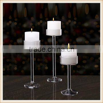 cheap glass wedding candle holder