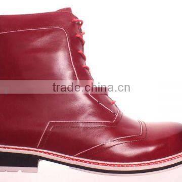 Fashion high neck boots shoes for men 2014