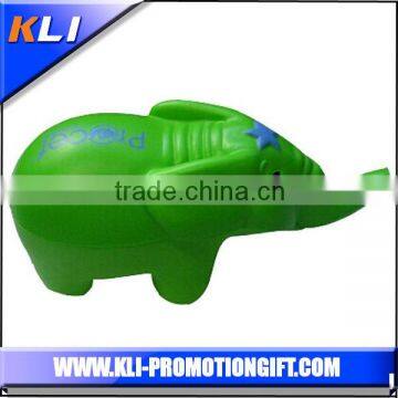 elephant shaped pu foam ball anti stress toy PU elephant