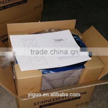 Handmade Fabricated Kitchen Sink 3219s photo-3