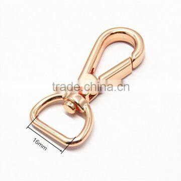 16mm Gold Plating Metal Key Chain Snap Hook photo-2