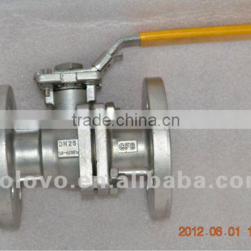 ANSI ball valve flange type ball valve dn25