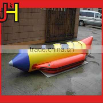 One Tube Inflatable 3 Person Floating Banana Boat For Sale