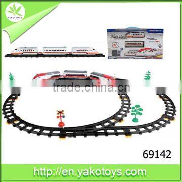 Electric Railway Car B/O Cartoon Rail Car Children Electronic Toy Car photo-5