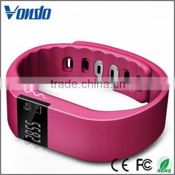 Wearable and easy to charge via USB port the TW64 bluetooth bracelet