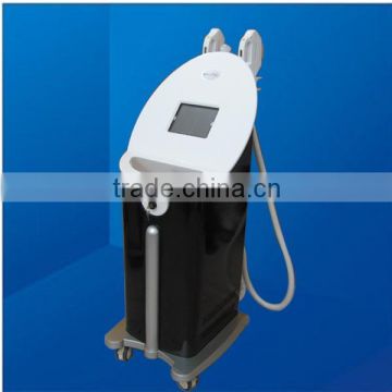 Vertical Ce Approved 3 Handles E Light Rf Pain Free Laser Ipl Machine For Hot Sale Skin Rejuvenation