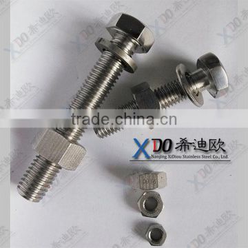 alloy 800 . alloy800H. alloy825 . alloy925stainless steel fasteners full thread hex bolts