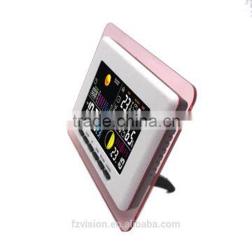 Digital Wireless Weather Station /weather Station Clock With Blue Backlight/ Automatic Weather Station photo-3