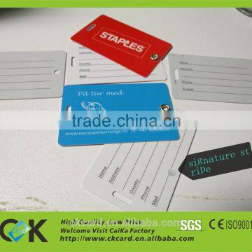 pvc luggage name tag printing from China supplier