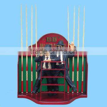 Custom Blue Brothers Pool Billiard Cue Rack