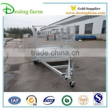 7x5 galvanized cage box trailer