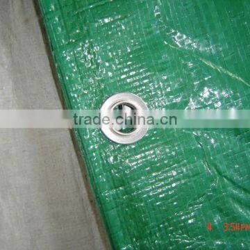 pe mesh tarp with blank triangle and grommets