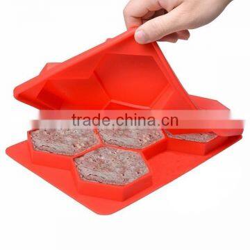 FDA silicone material silicone patty burger press