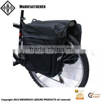 Bicycle Black Twin/Double Rear Pannier Bag photo-2