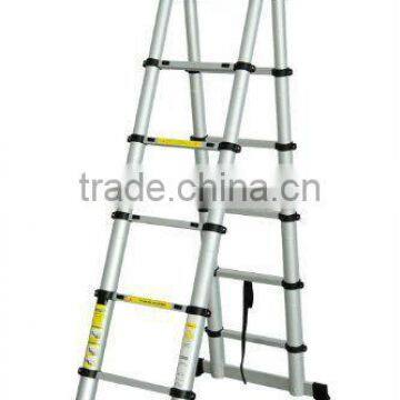 4.4m Telescopic Multipurpose Aluminium A Frame Ladder Step Ladder