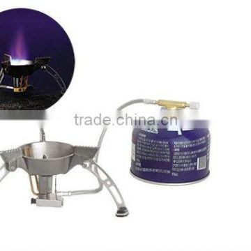 Small Stainless Steel Outdoor Gas Fire Stove Camp Stove Energy saving windproof Stove