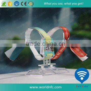 Radio Controlled RFID Woven Ribbon Wristband photo-5