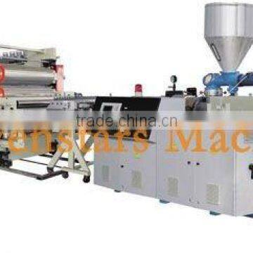 PVC free foam board making machine three calender