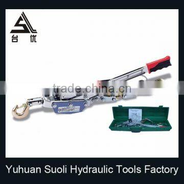 Manufacturing 4T Portable Cable Puller With Double Gear Triple Hook photo-2
