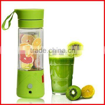 3 Colors USB Electric Fruit Juicer Handheld Smoothie Maker Blender Rechargeable Mini Portable Juice Cup Water Bottle 380ml photo-3