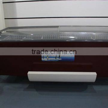 European Island Ark series portable refrigerated displa /refrigerated produce display cooler/display counter commercial refriger