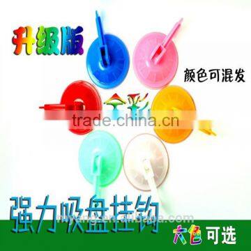 Promotional colorful cheap plastic multicolor suckers hook