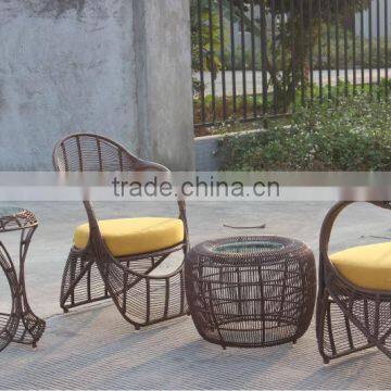 Outdoor Coffee Shop Wicker Table And Chairs Furniture photo-2