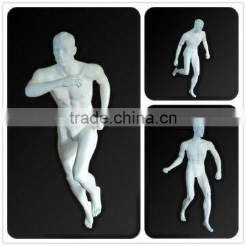 realistic male mannequin Running Mannequin male sport mannequin