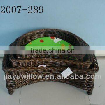 Hot Exqusite modern design wicker baskets for dogs