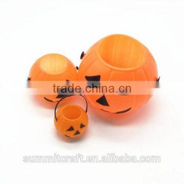 Plastic Halloween Pumpkin Props Led Light up Halloween Buckets photo-2