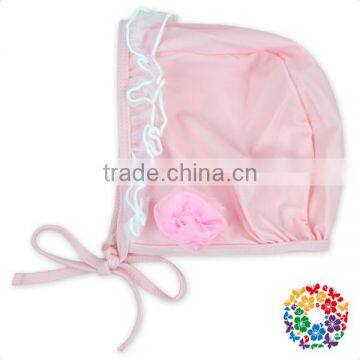 Toddler Boutique Swimwear 3Pcs Outfits Ruffle Flower Baby Girl Swimsuit photo-3