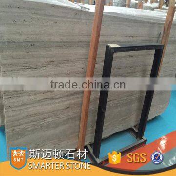 Silver travertine imported slabs polished/honed filling/not filling holes