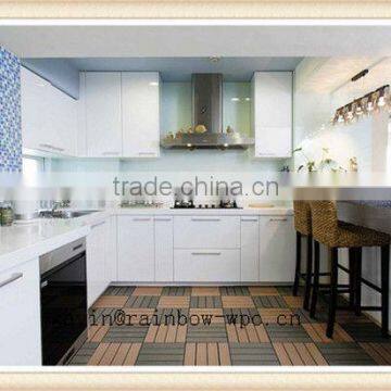 Waterproof Wpc DIY Floor Tiles, Non-slip Interlocking Floor Tiles, Wpc Interlocking Plastic Base Deck photo-2