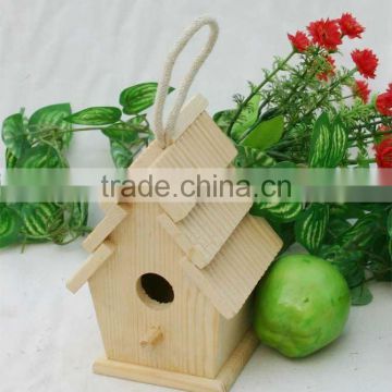 handmade wooden decorative bird house ,wooden craft for sale