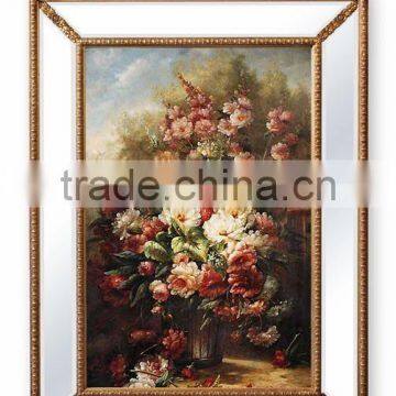 FA-043-01 Leading vintage wall painting with carved top