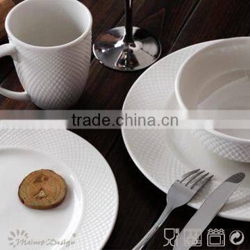 2017 Color Box Embossed Porcelain Dinner Sets photo-5