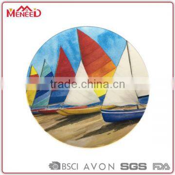 LFGB Pass Manufacturer Modern Kitchen Use Cafeteria Use Deep Plastic Soup Plate, Melamine Serving Plate photo-2