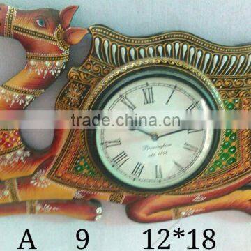 Wall Clock With Beautiful Painting