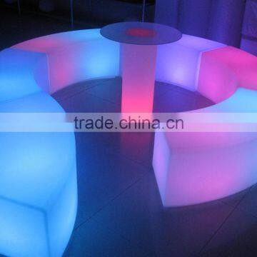 remote control multi color glowing plastic led light chair new bar furniture