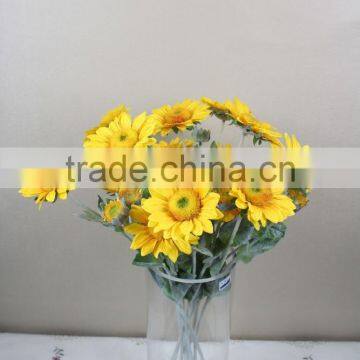Enviroment-friendly Artificial Sunflowers Landscaping Flowers Decorative Sunlflowers Plants photo-2