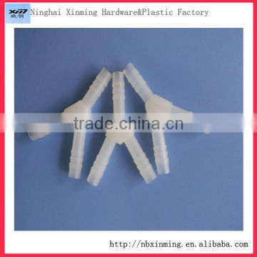 Factory plastic y branch pipe fitting