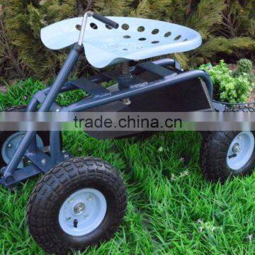 Garden work seat cart With Bucket Basket TC4501D