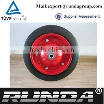 heavy duty solid rubber wheels