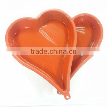 Silicone Baking Pan Fancy Cake Decorations Silicone Heart Shaped Mold photo-4